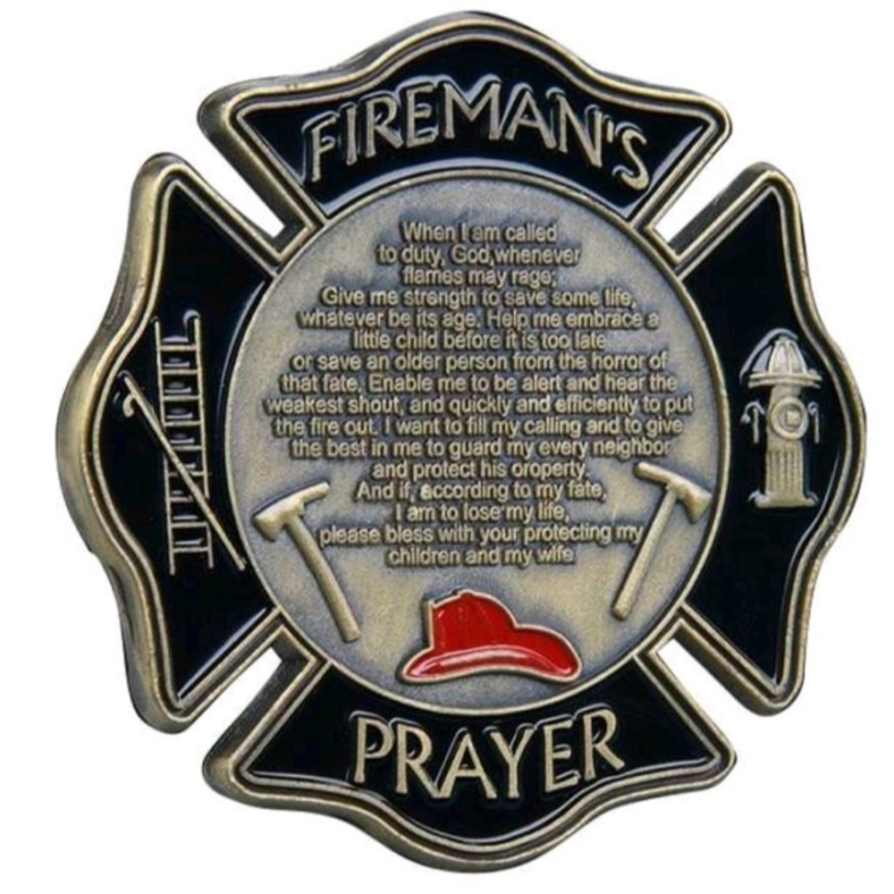 Firefighter Pride Commitment Service Coin - Picture 2 of 3